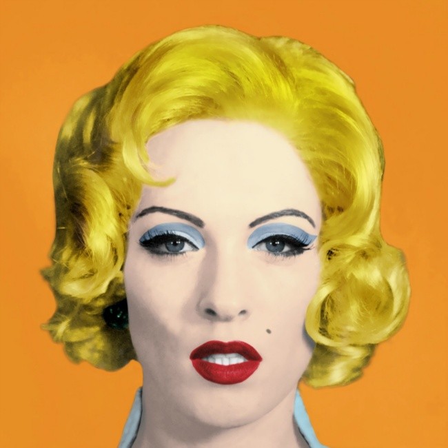 Warholian Monroe - yellow